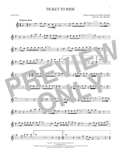 Ticket To Ride von The Beatles (Download) 