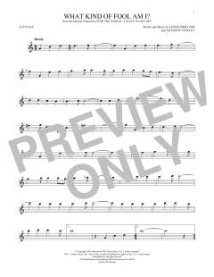 What Kind Of Fool Am I? von Leslie Bricusse (Download) 