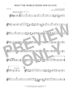 What The World Needs Now Is Love von Jackie DeShannon (Download) 