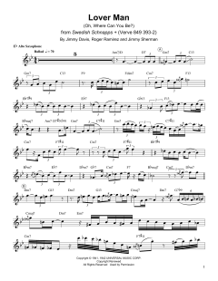 Lover Man von Charlie Parker (Download) 