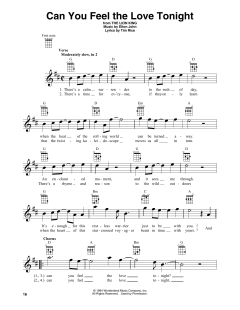 Can You Feel The Love Tonight von Tim Rice (Download) 