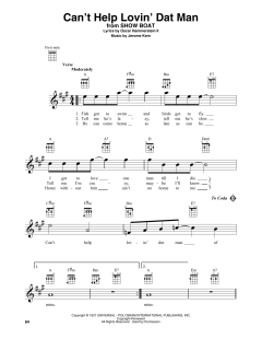 Can't Help Lovin' Dat Man von Jerome Kern (Download) 