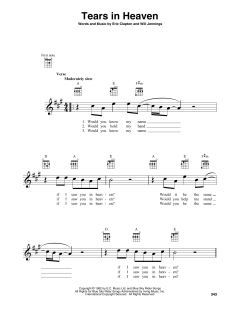 Tears In Heaven von Eric Clapton (Download) 