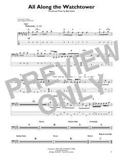 All Along The Watchtower von Bob Dylan (Download) 