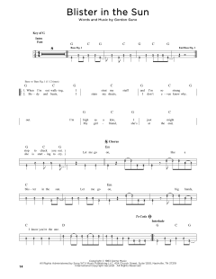 Blister In The Sun von Gordon Gano (Download) 