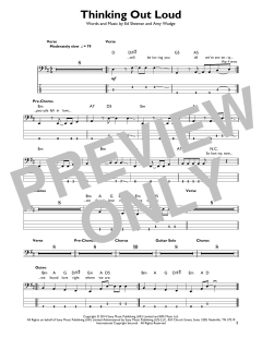 Thinking Out Loud von Ed Sheeran (Download) 