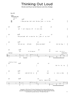 Thinking Out Loud von Ed Sheeran (Download) 