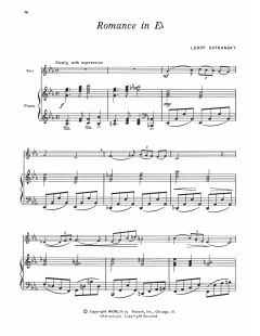 Romance In E Flat von Leroy Ostransky (Download) 