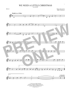 We Need A Little Christmas (Download) 