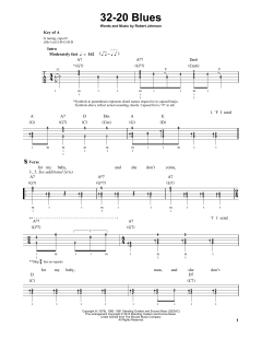 32-20 Blues von Robert Johnson (Download) 