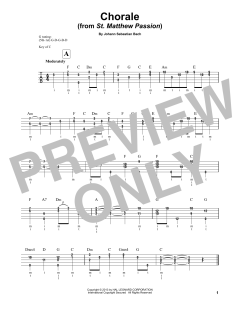 Chorale von Johann Sebastian Bach (Download) 