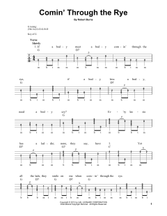 Comin' Through The Rye von Robert Burns (Download) 