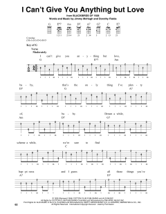 I Can't Give You Anything But Love von Dorothy Fields (Download) 