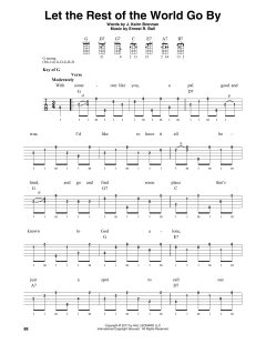 Let The Rest Of The World Go By von Ernest R. Ball (Download) 