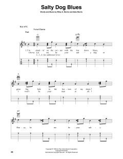 Salty Dog Blues von Zeke Morris (Download) 