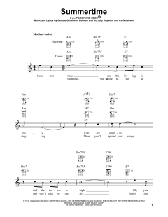 Summertime von DuBose Heyward (Download) 