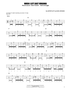 When I Left East Virginia von Earl Scruggs (Download) 