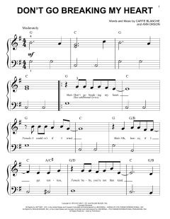 Don't Go Breaking My Heart von Elton John (Download) 