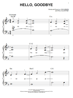 Hello, Goodbye von The Beatles (Download) 