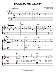Hometown Glory von Adele (Download) 