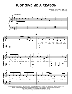 Just Give Me A Reason von Alecia Moore (Download) 