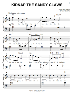 Kidnap The Sandy Claws von Danny Elfman (Download) 