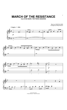 March Of The Resistance von John Williams (Download) 