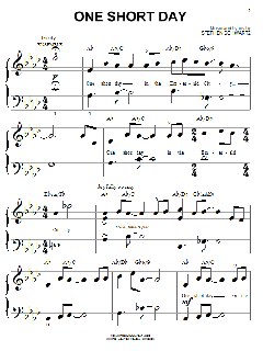 One Short Day von Stephen Schwartz (Download) 
