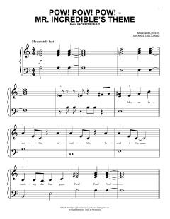 Pow! Pow! Pow! - Mr. Incredibles Theme (Download) 