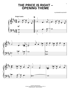 Price Is Right - Opening Theme von Edward Kalehoff (Download) 