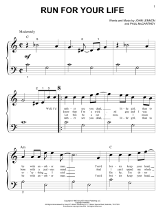 Run For Your Life von John Lennon (Download) 