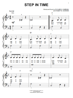 Step In Time von Robert Bernard Sherman (Download) 