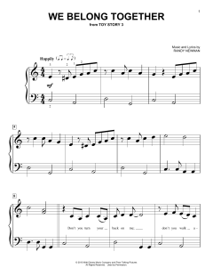 We Belong Together von Randy Newman (Download) 