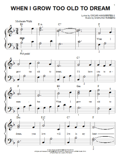 When I Grow Too Old To Dream von Oscar Hammerstein II (Download) 