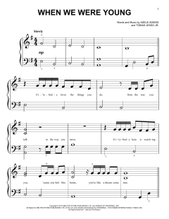 When We Were Young von Adele (Download) 