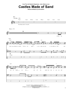 Castles Made Of Sand von Jimi Hendrix (Download) 