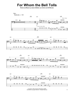 For Whom The Bell Tolls von Metallica (Download) 