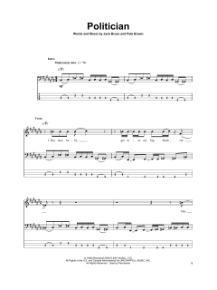 Politician von Cream (Download) 