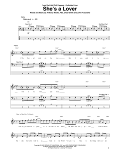She's A Lover von Red Hot Chili Peppers (Download) 