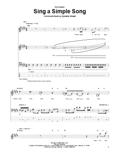 Sing A Simple Song von Sylvester Stewart (Download) 