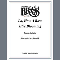 Lo, How A Rose E're Blooming - Full Score von Canadian Brass Quintet (Download) 
