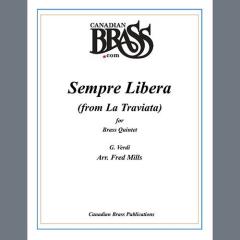 Sempre Libera - Full Score von Canadian Brass Quintet (Download) 