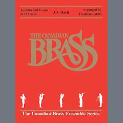 Toccata and Fugue in D Minor - Trumpet 3 / Piccolo Tpt in Bb von Canadian Brass Quintet (Download) 