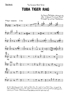 Tuba Tiger Rag - Trombone (B.C.) von Canadian Brass Quintet (Download) 