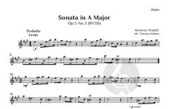 4 Sonatas op. 5 von Antonio Vivaldi 