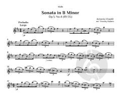 4 Sonatas op. 5 von Antonio Vivaldi 