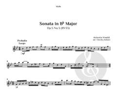 4 Sonatas op. 5 von Antonio Vivaldi 