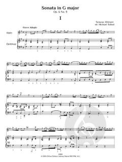 Trattenimenti armonici per camera - 12 Sonatas, op. 6 No. 9-12, Vol. 3 von Tomaso Giovanni Albinoni 