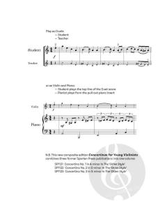 Concertinos for Young Violinists von Nigel Goldberg 