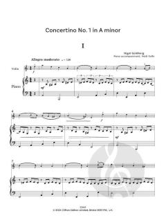 Concertinos for Young Violinists von Nigel Goldberg 